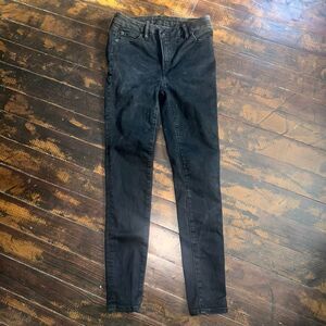 American Eagle highest rise black normcore 4 jeggings